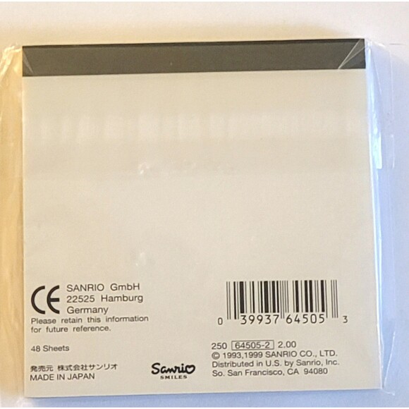 Badtz Maru Mini Notepad - Picture 2 of 2